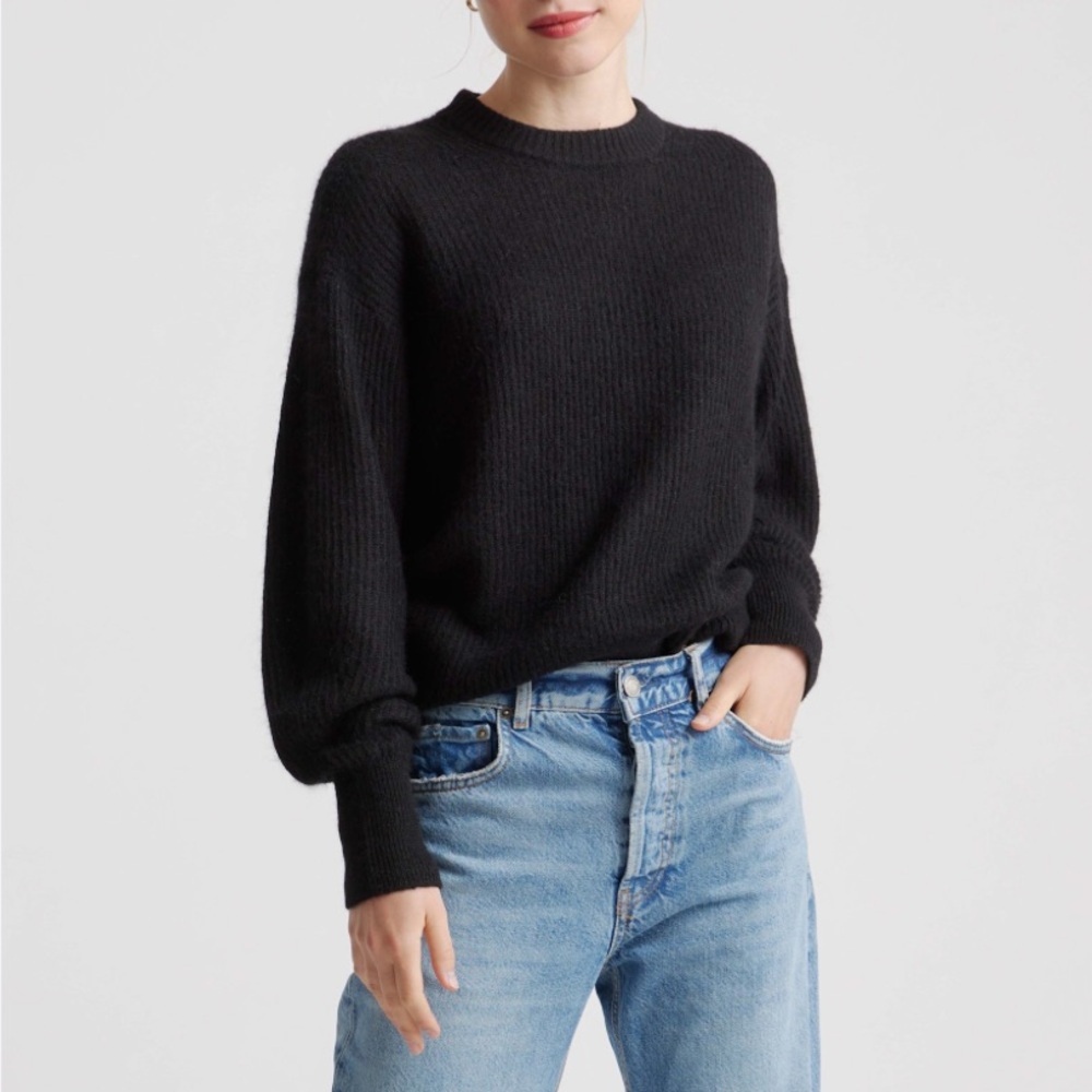 QUINCE Baby Alpaca-Wool Crew SMALL